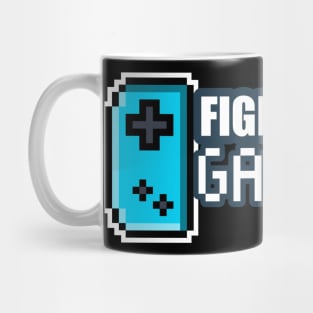 Fighter - 8-bit Retro Pixel Classic Nostalgia Video Games Mug